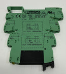 Phoenix Contact 29-66-05-8 Relay and Base 2966595  24VDC, 2-Amp-3
