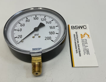 Wika 111.10 4" Pressure Gauge 4256026 200 Psi 1/4" Npt LM