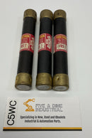Bussmann FRS-7 Fusetron Lot of 3 Time Delay Fuses, 7-Amp, 600VAC-1