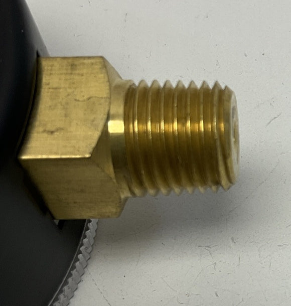 Marsh Bellfram J4652  2-1/2" Standard Gauge 160PSI, Brass Socket, 1/4" NPT