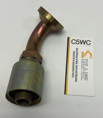 Kurt Hydraulics C6160-12-16-W 3/4" Hose ID X 1" Code 61 Flange, 60° Bent Tube