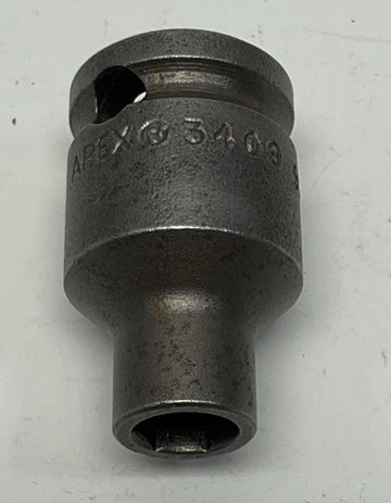 Apex 3409 9/32" 6-Point Thin Wall Impact Socket 3/8" Square Drive - 0