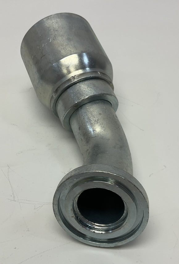 Kurt Hydraulics C6145-24-24-W 1-1/2" ID Hose X 1-1/2" Code 61 Flange 45° Fitting