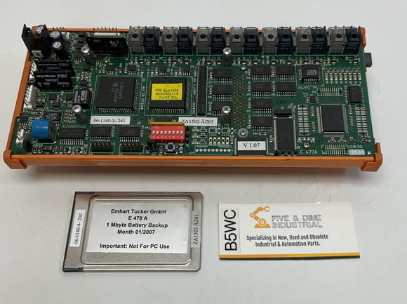 Emhart Tucker E477A PC Board W/ E478A Battery Backup