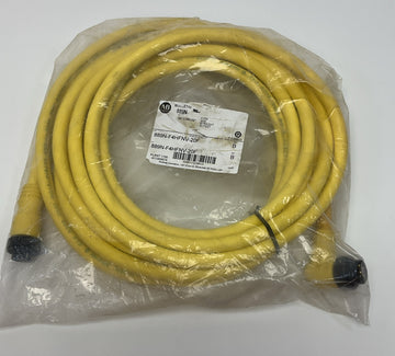 Allen Bradley 889N-F4HFVN-20F 4-Pin Cable Male 90° x Female Straight 20 Feet - 0