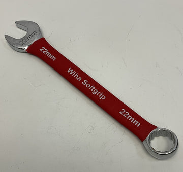 Wiha Softgrip 22 mm Combination Wrench, 12-Point,  10 Inches Long - 0