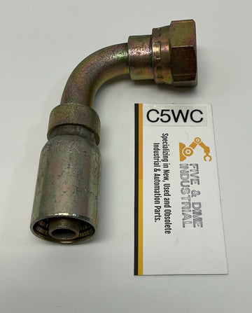 Kurt Hydraulics F-DINHX90-8-24 1/2" Hosed ID X M24-1.5 DIN Universal Seat 90° BT