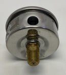 Pic PRO-202L-254H 2-1/2" Glycerin filled Gauge 300PSI, Brass 1/4" NPT-6