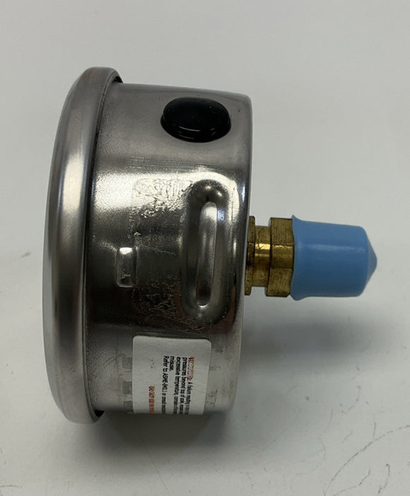 Pic PRO-202L-254H 2-1/2" Glycerin filled Gauge 300PSI, Brass 1/4" NPT