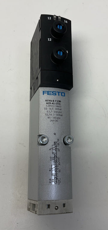 Festo 5391510 Pneumatic Solenoid Valve 24VDC VSVA-B-T32N-AZD-A1-1T1L - 0