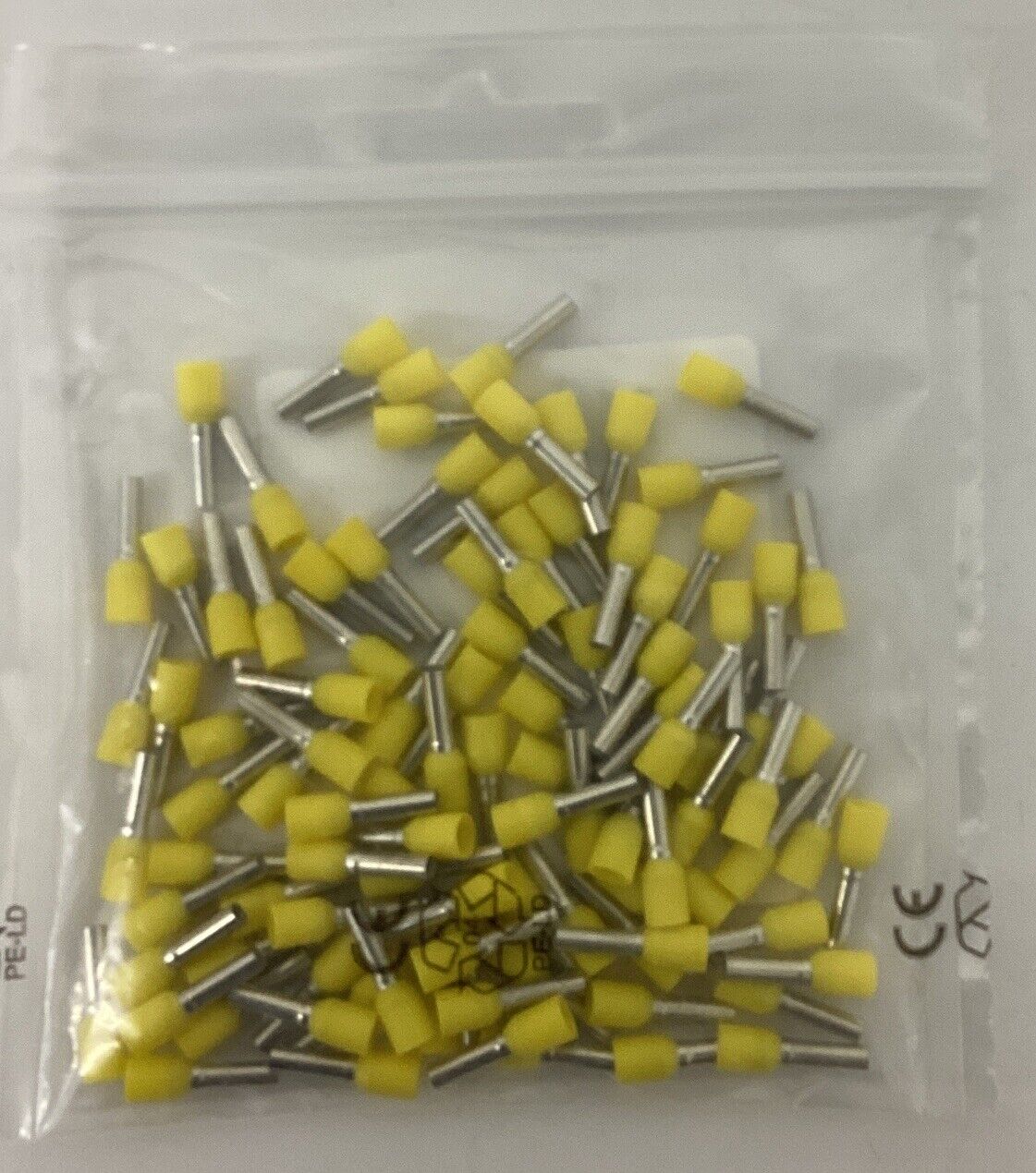 Wago 216-205 Pkg of 100 Ferrule 14 AWG Yellow (BL268) - 0