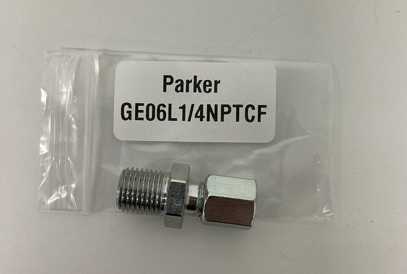 Parker GE06L1/4NPTCF Ermeto DIN Male Hydraulic Fitting (GR102)
