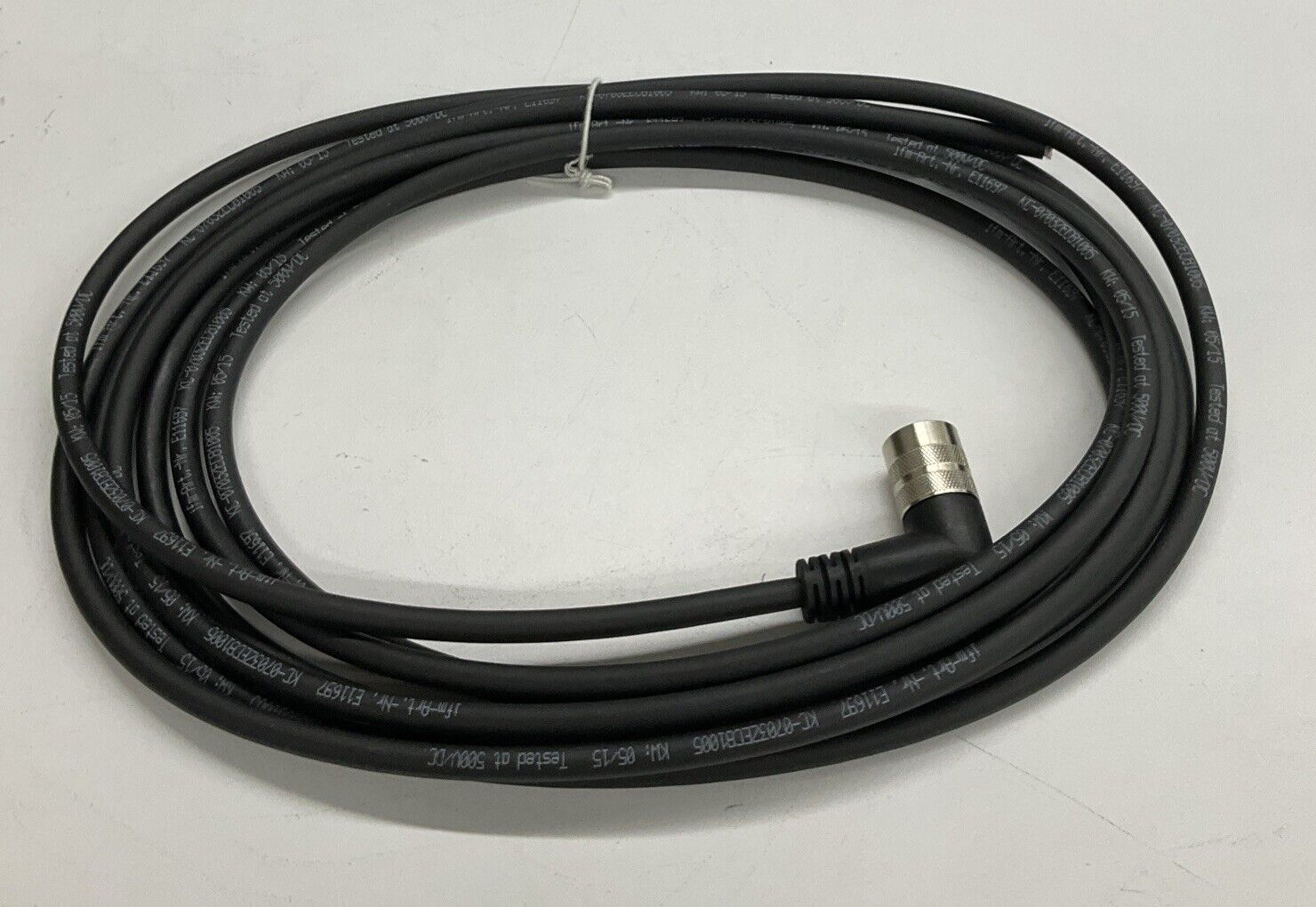 IFM Efector E11697 Single-End M16  90° Female PUR Cable 5 Meters (CBL104)